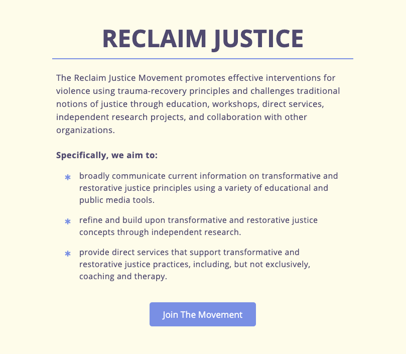 reclaim justice screencap